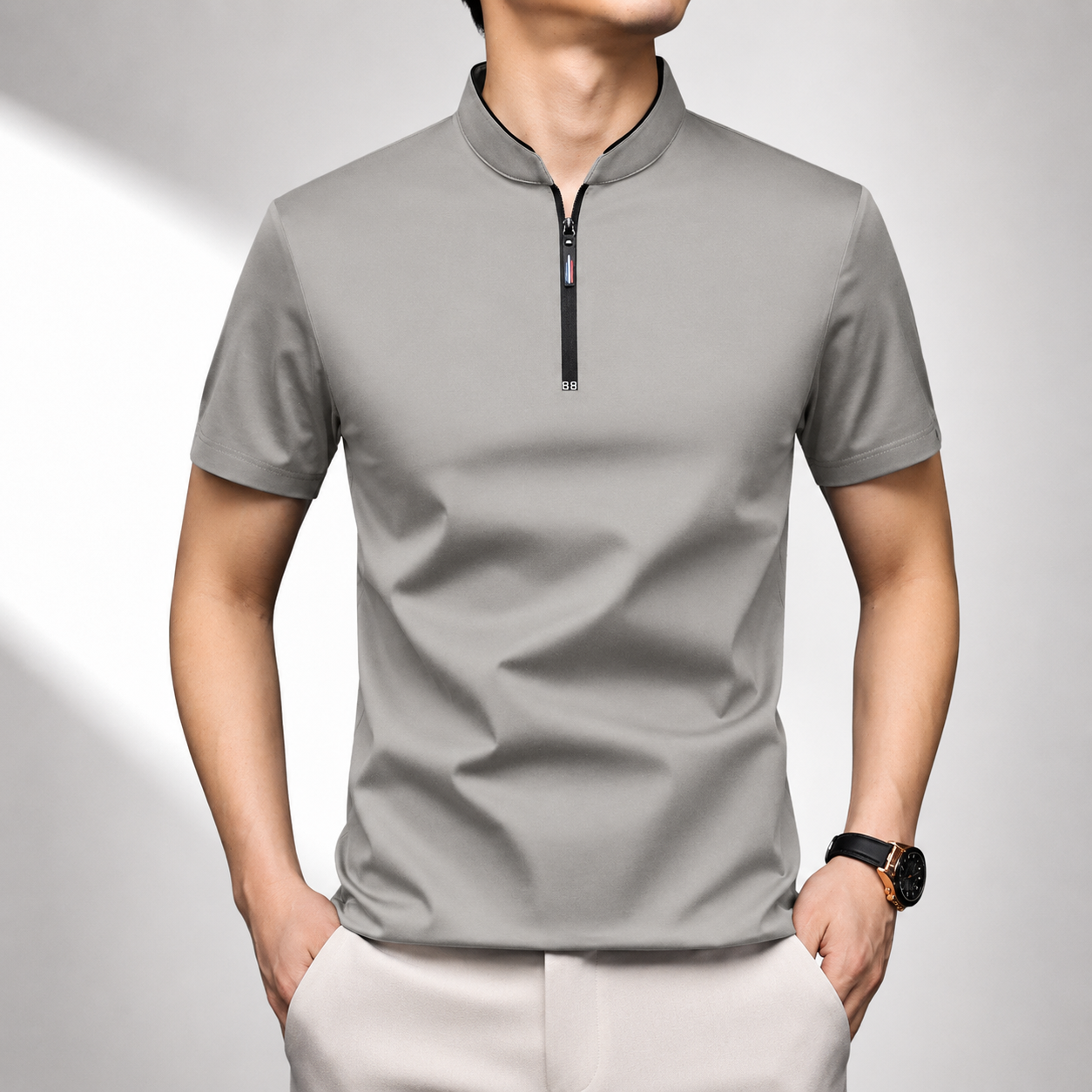 Montero | Polo Quarter-Zip Moderno