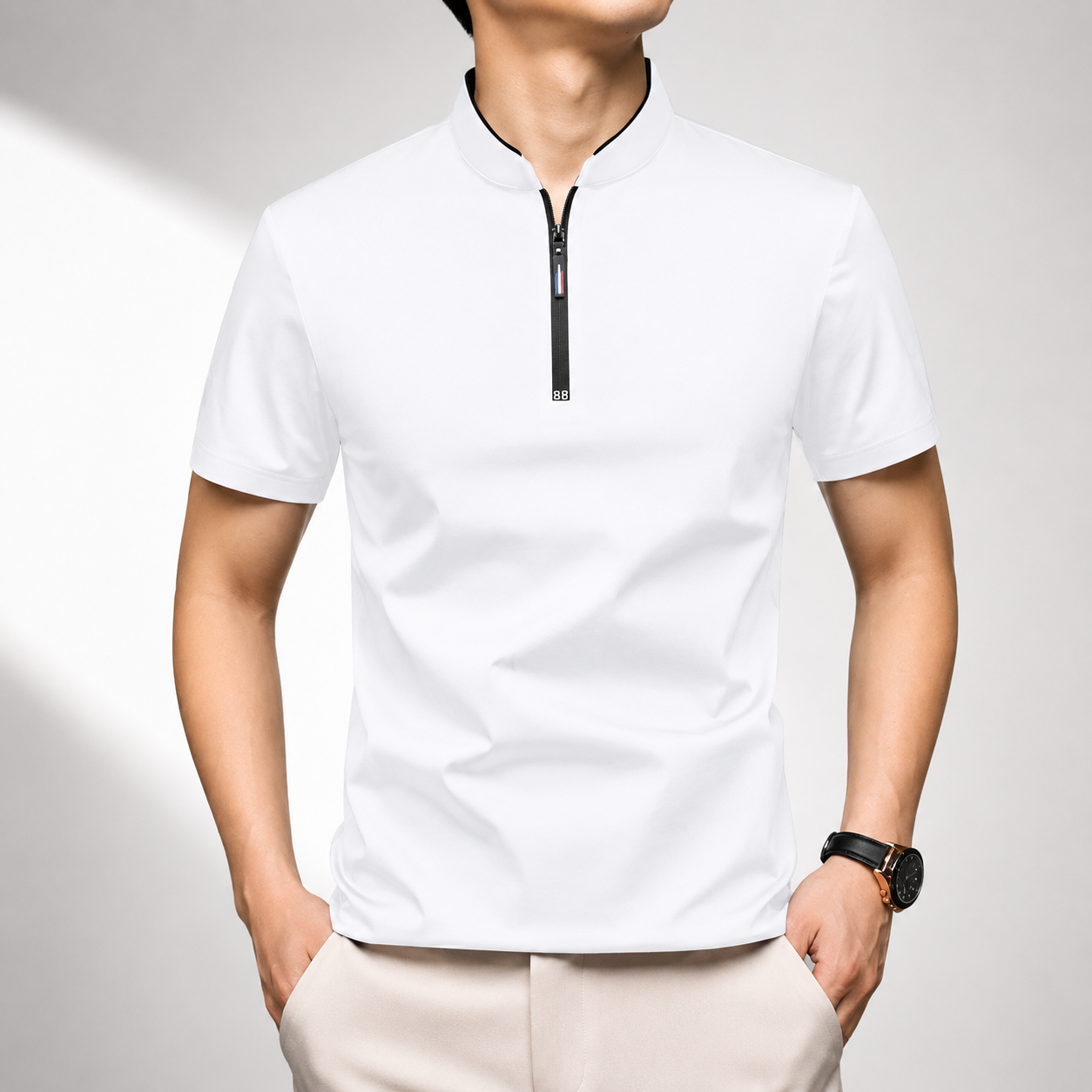 Montero | Polo Quarter-Zip Moderno