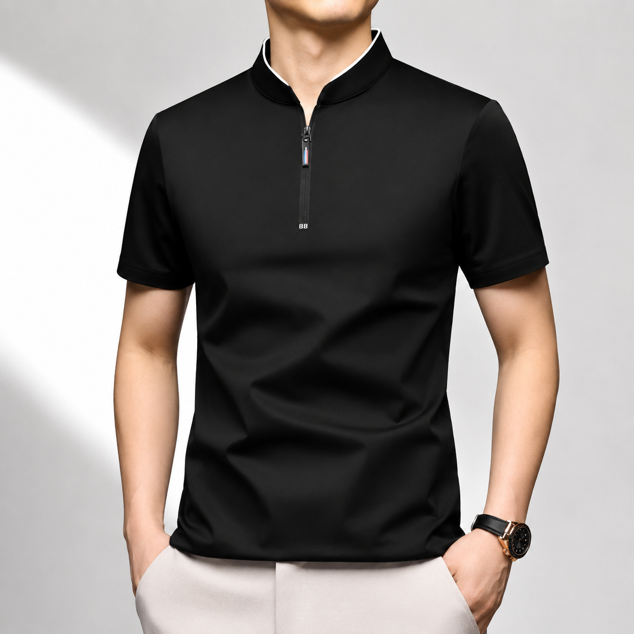 Montero | Polo Quarter-Zip Moderno