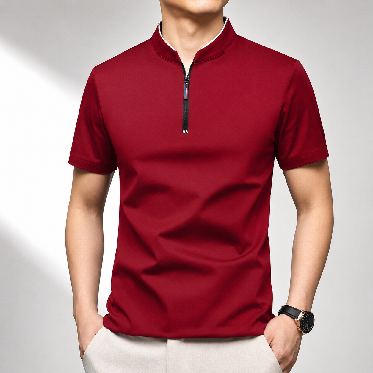 Montero | Polo Quarter-Zip Moderno