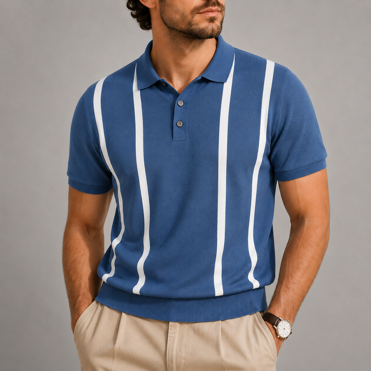 Remington | Polo Knit a Righe Eleganti