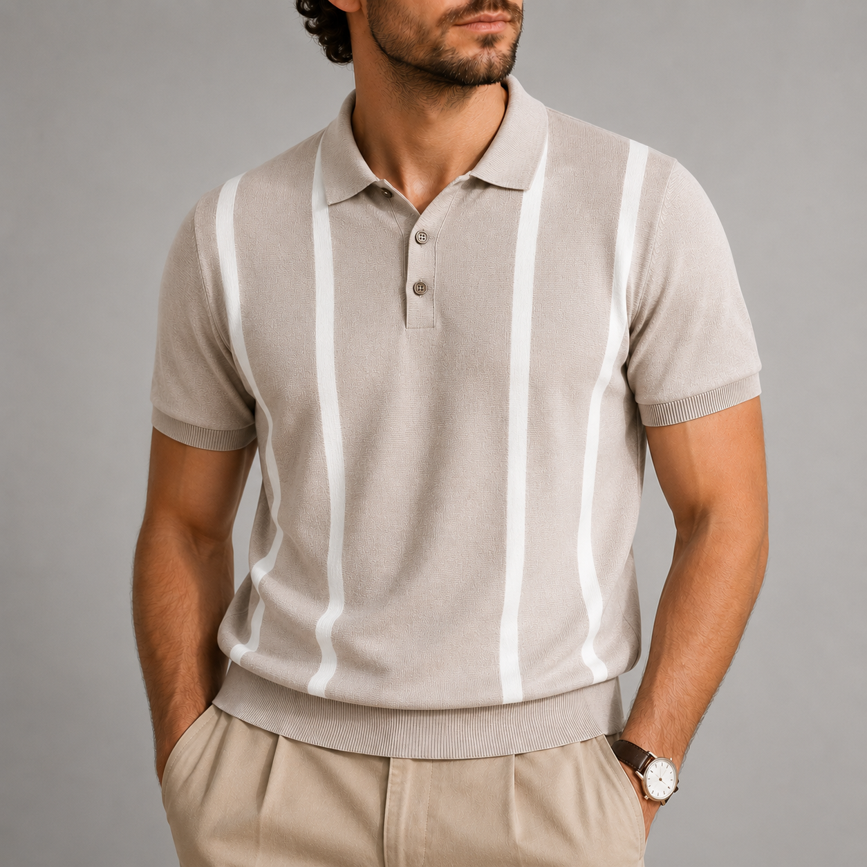 Remington | Polo Knit a Righe Eleganti