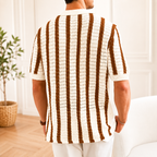 Alain | Polo Knit con Bottoni dal Sapore Vintage