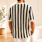 Alain | Polo Knit con Bottoni dal Sapore Vintage