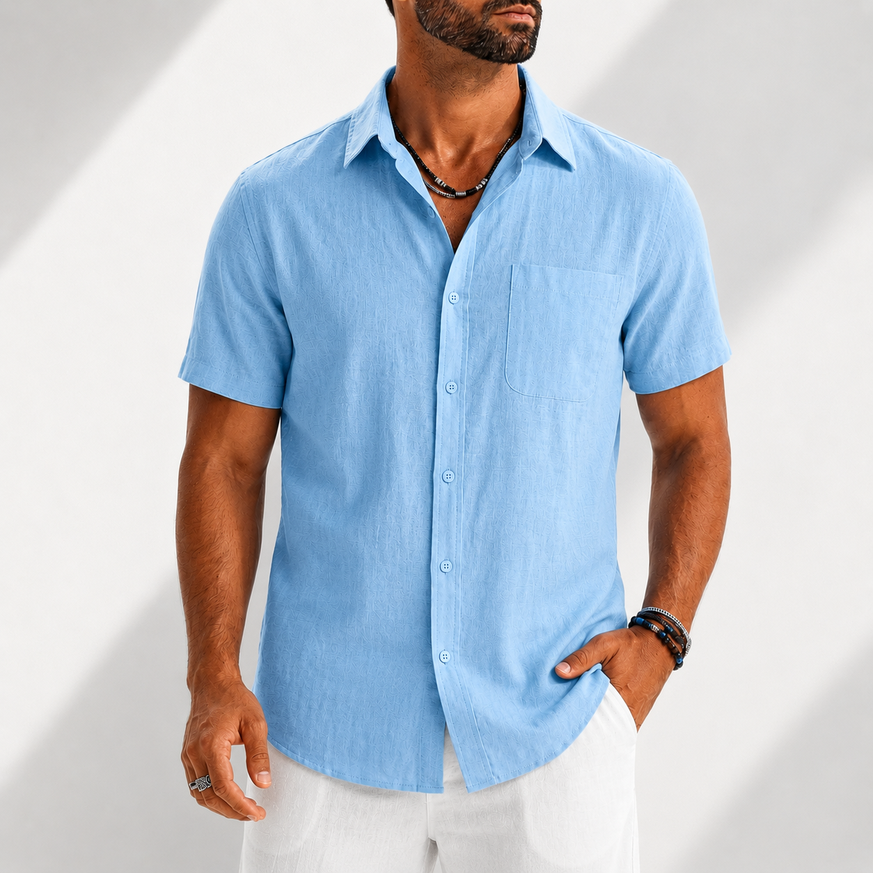 Monterey | Camicia in Cotone e Lino