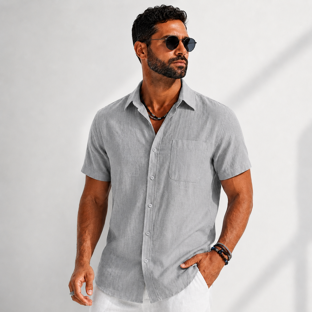 Monterey | Camicia in Cotone e Lino