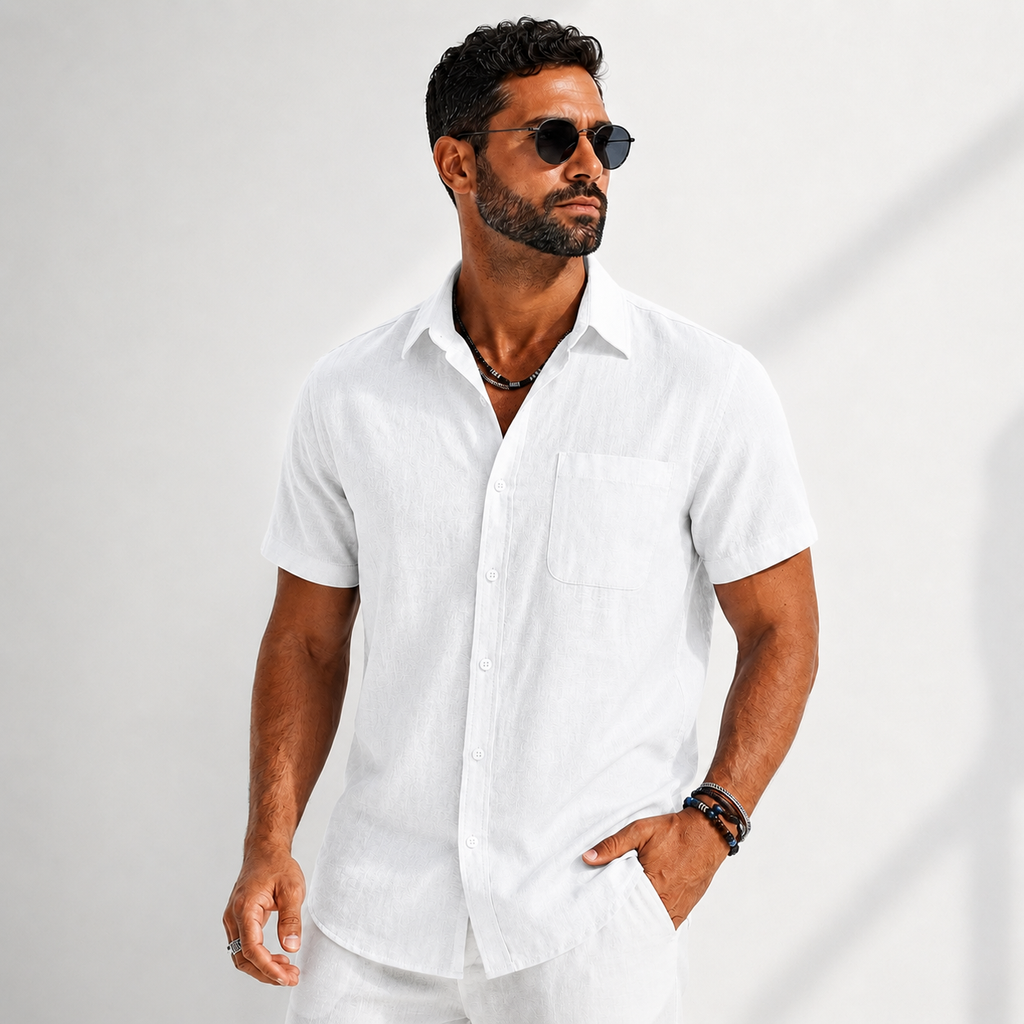 Monterey | Camicia in Cotone e Lino