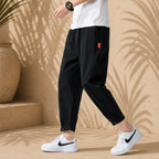 Theo - Pantaloni Affusolati in Cotone