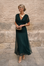 AURELIA | Abito Lungo con Scollo a Cuore