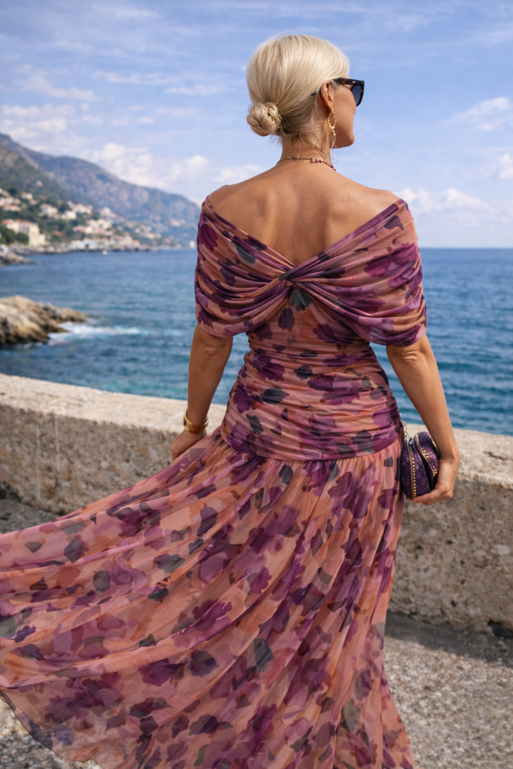 AURELIA | Abito Lungo con Scollo a Cuore