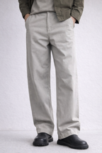 Pantaloni dal Taglio Comodo con Elastico in Vita