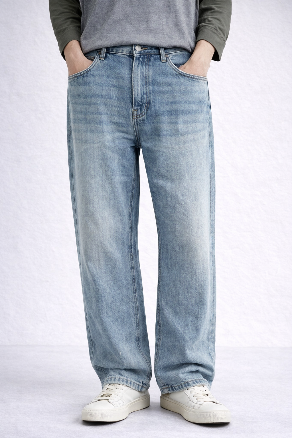 Jeans Dritti Azzurri