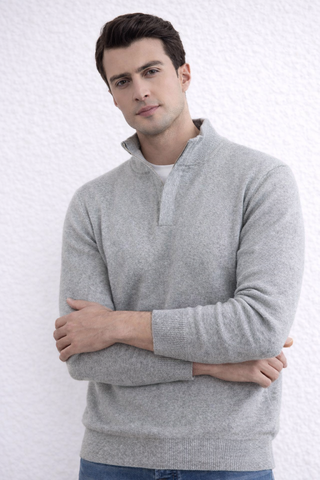 Maglione Leggero a Collo Alto