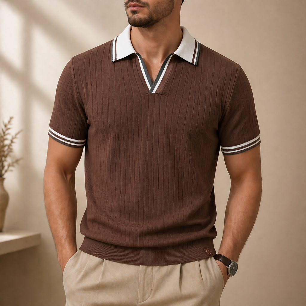 Harrington | Polo Knit Estetica Old Money