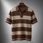 Aldridge | Polo Knit Vintage con Silhouette Strutturata
