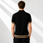 Montero | Polo Knit Texture con Bordi a Contrasto
