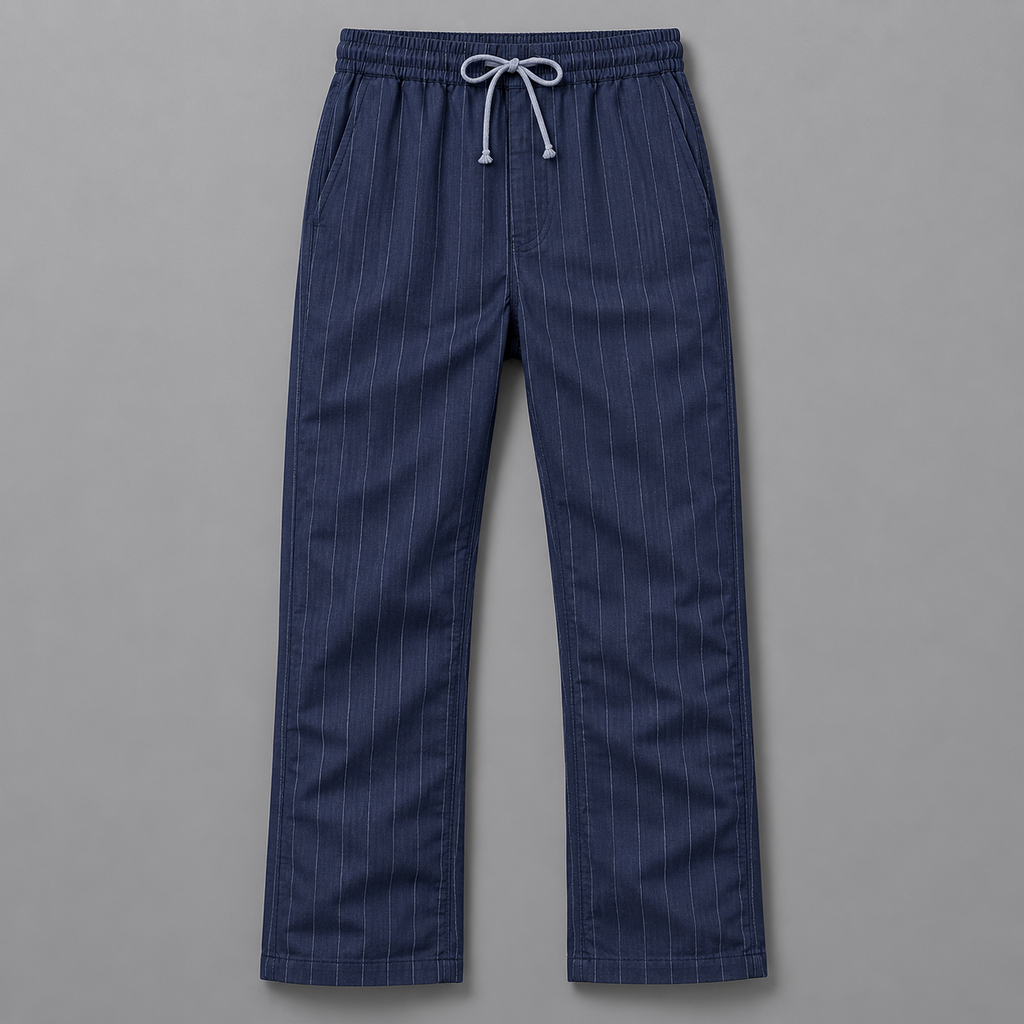 Ellis | Pantaloni Lino Gessato