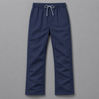 Ellis | Pantaloni Lino Gessato