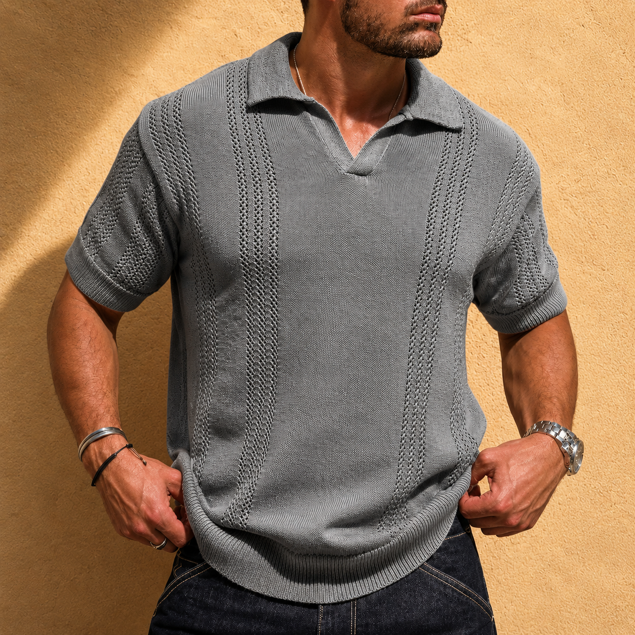 Montero | Polo in Maglia Aperta