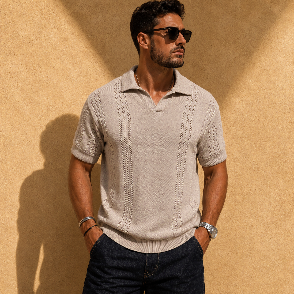 Montero | Polo in Maglia Aperta