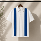 Roman | Polo Knit Righe Verticali Bicolore