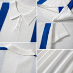 Roman | Polo Knit Righe Verticali Bicolore