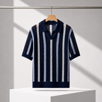 Capri | Polo Knit Traspirante a Righe