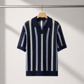 Capri | Polo Knit Traspirante a Righe