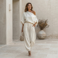 Annamária – Ensemble en toile premium à manches tombantes