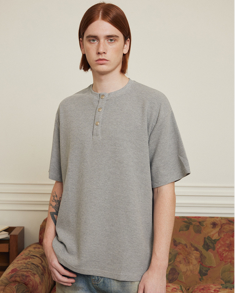 Maglietta Henley Essential