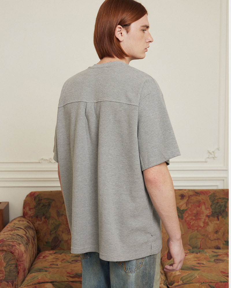 Maglietta Henley Essential