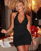 ARIA | Abito Mini in Pizzo