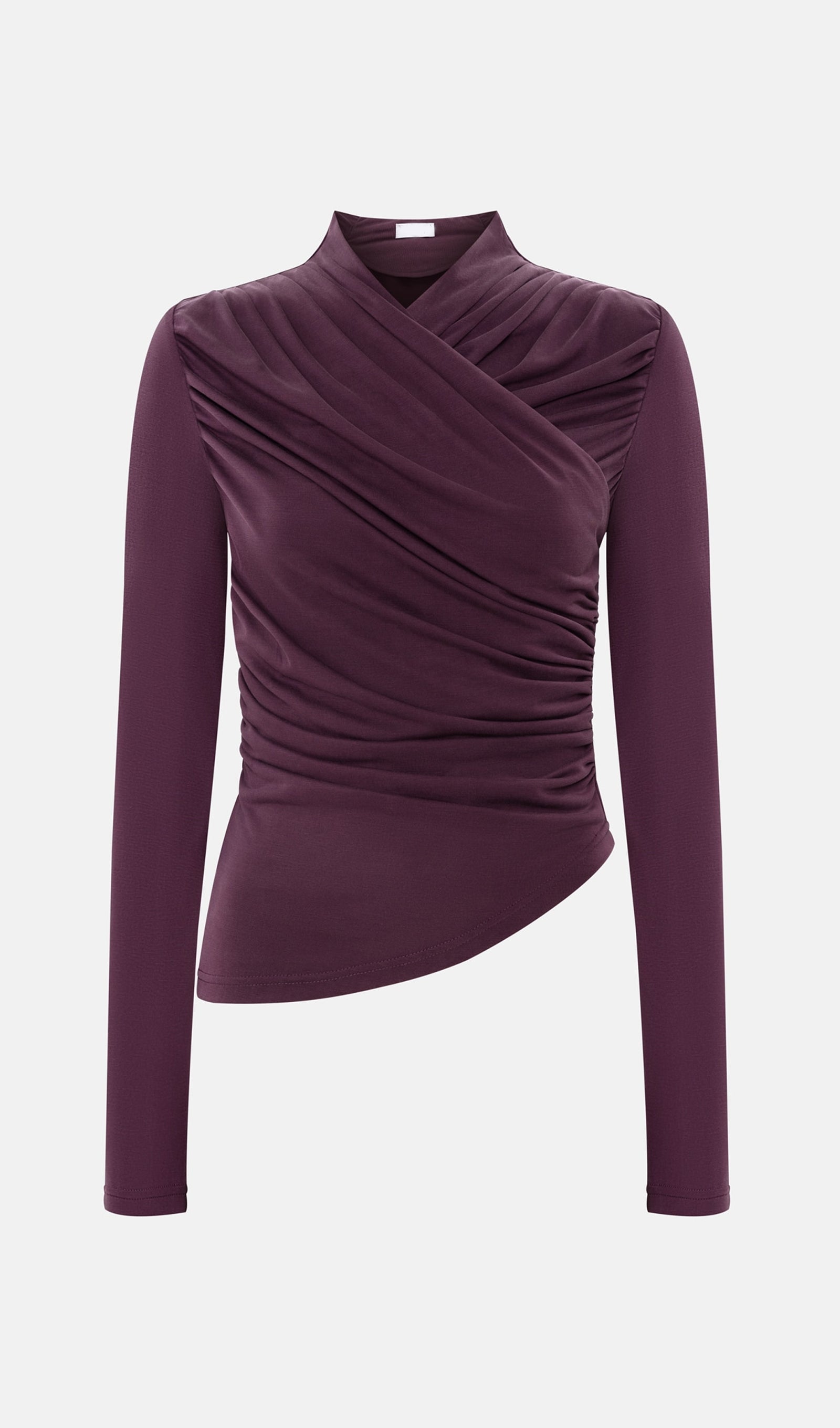 Blusa in Maglia con Pieghe