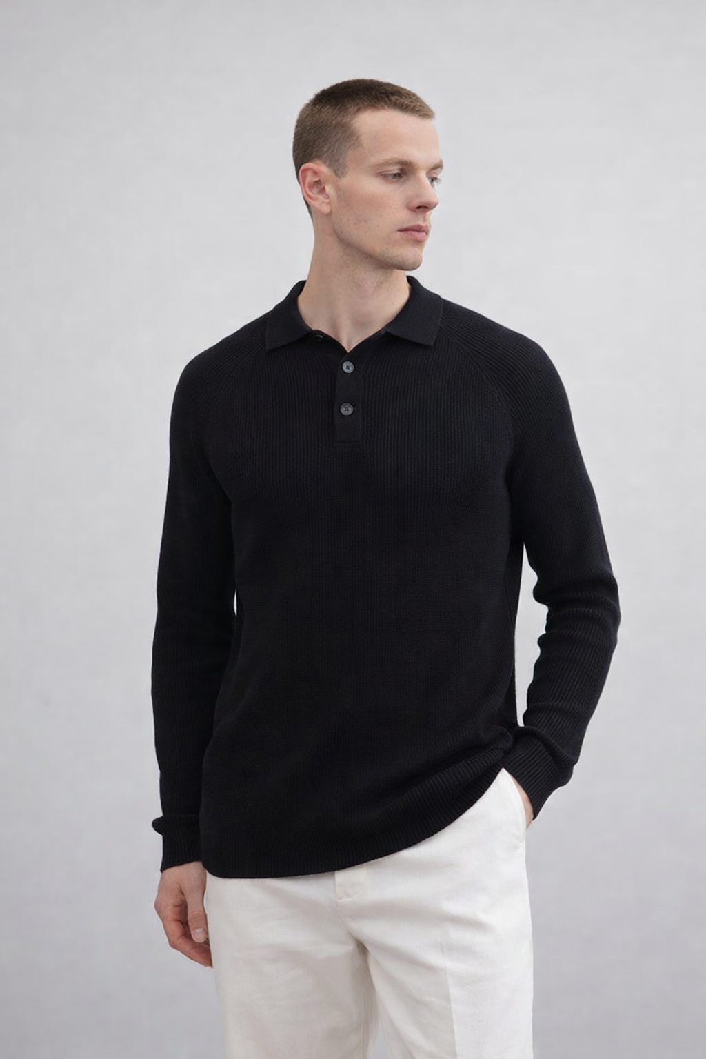 Polo Strutturato Scuro