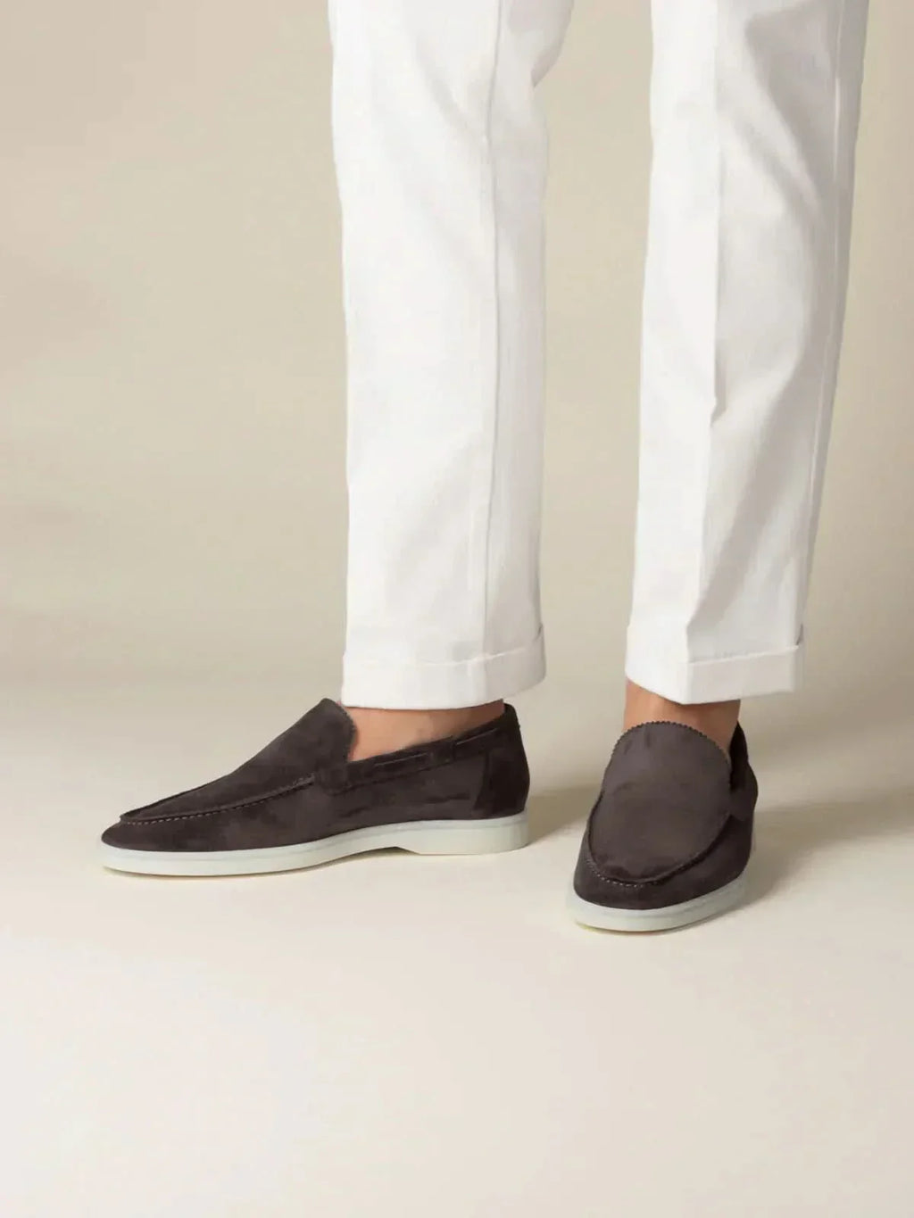 Classic | Mocassino in Camoscio Marrone