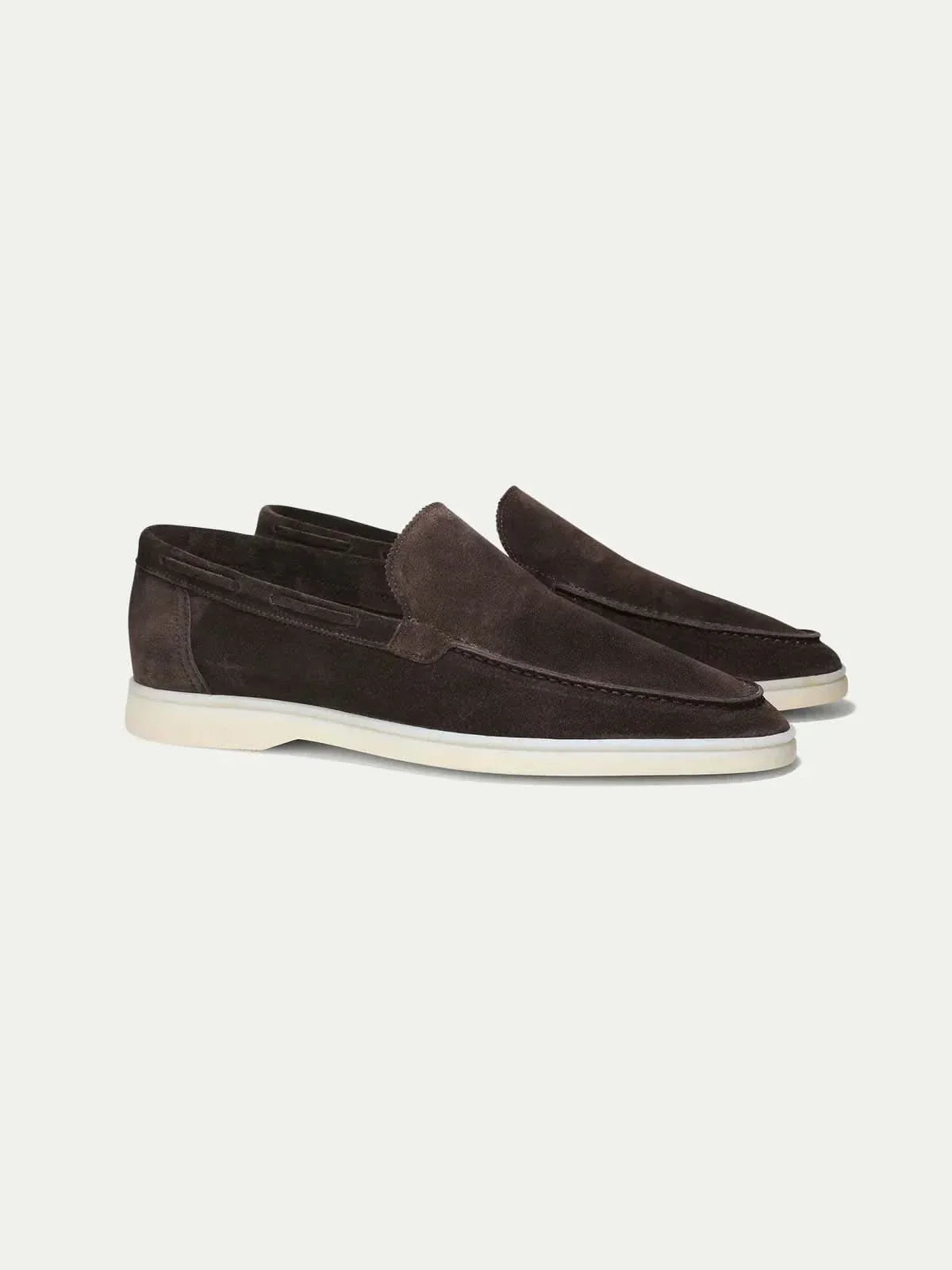 Classic | Mocassino in Camoscio Marrone