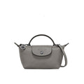 Mini Borsa Valenza in Pelle - Grigio