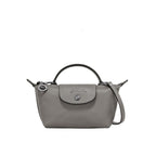 Mini Borsa Valenza in Pelle - Grigio