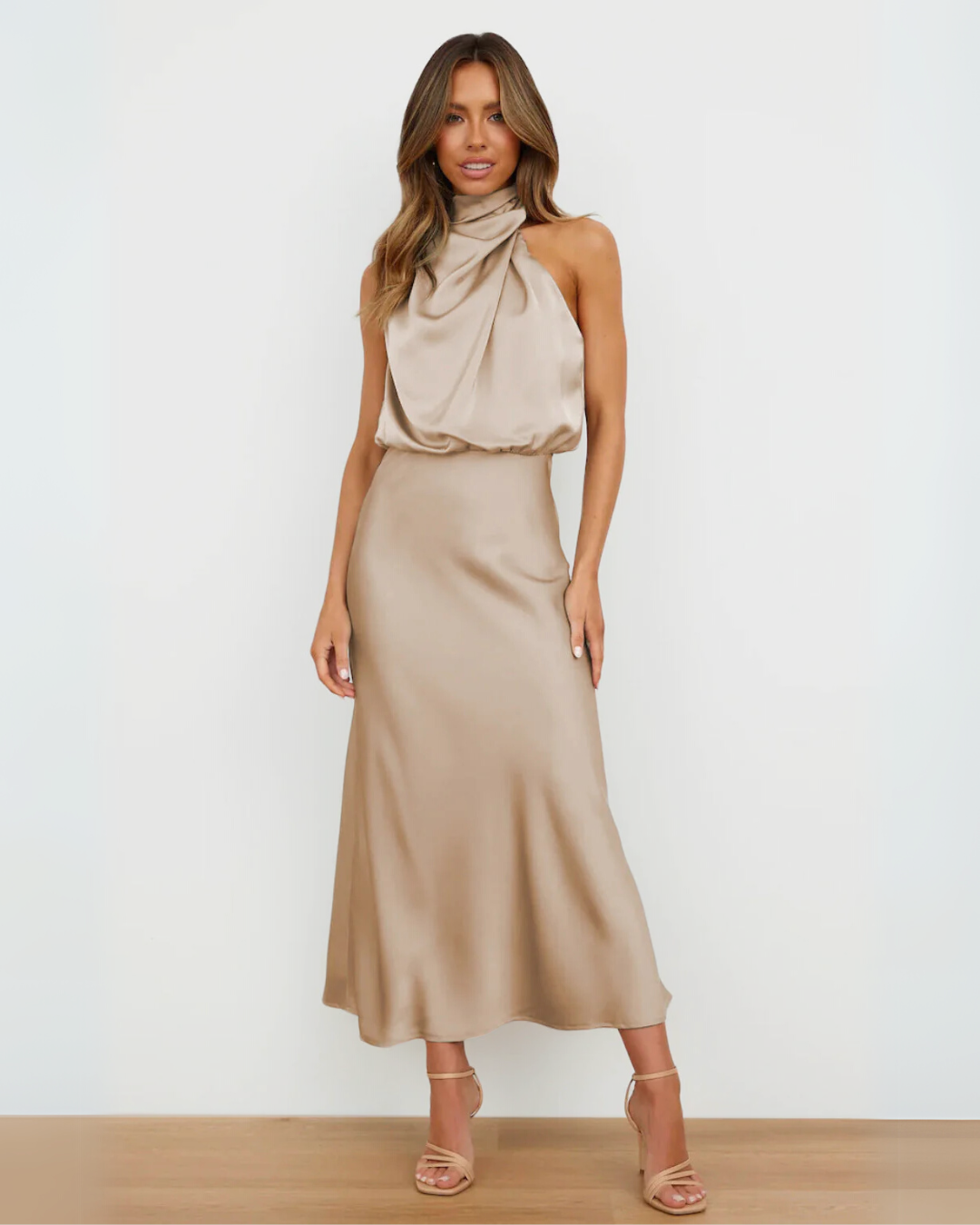 Violet™ | Abito drappeggiato Sahara
