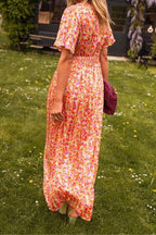 Vestido Flores Largo