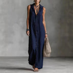 Penélope | Abito Midi Elegante e Casual con Scollo a V