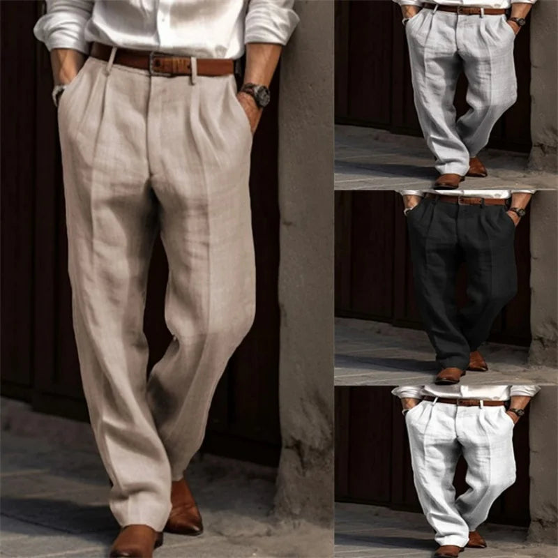 Corsaro - Pantaloni Sartoriali in Lino