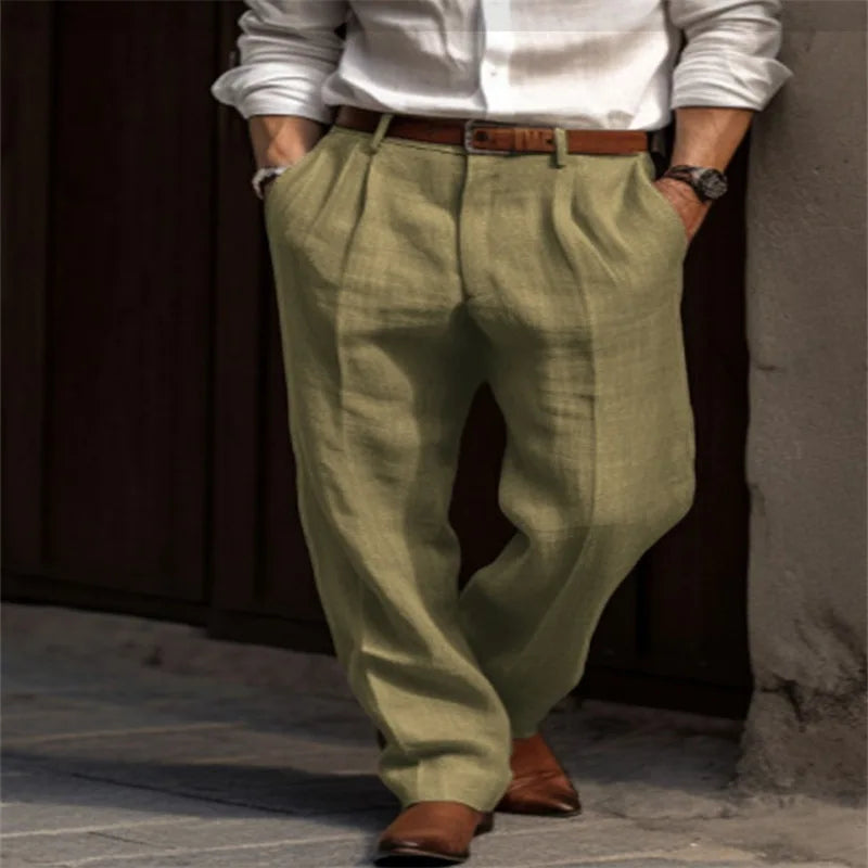 Corsaro - Pantaloni Sartoriali in Lino