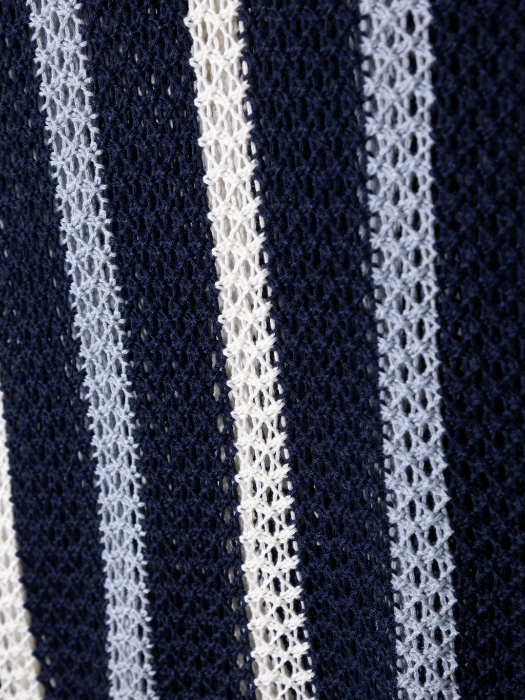 Capri | Polo Knit Traspirante a Righe
