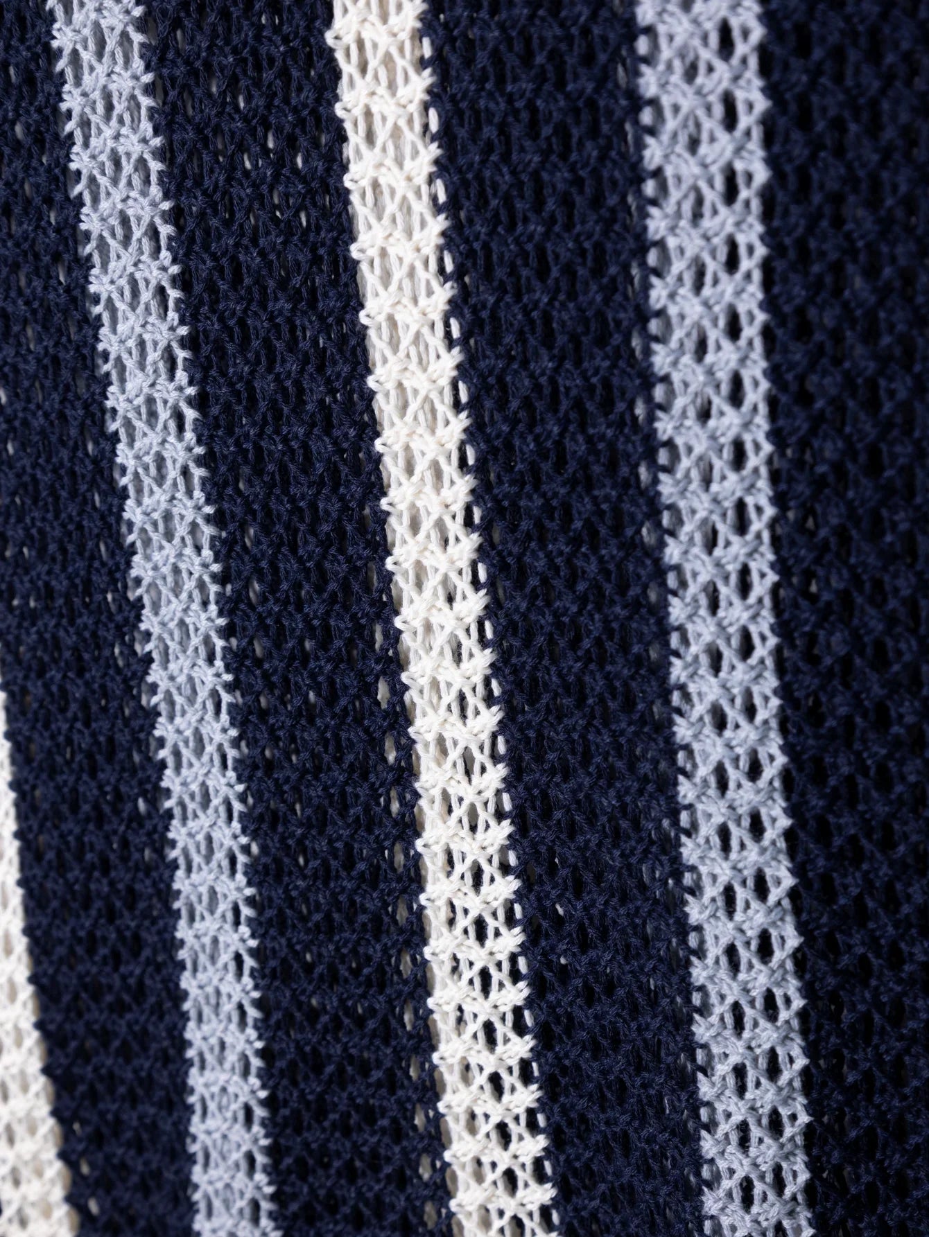 Capri | Polo Knit Traspirante a Righe