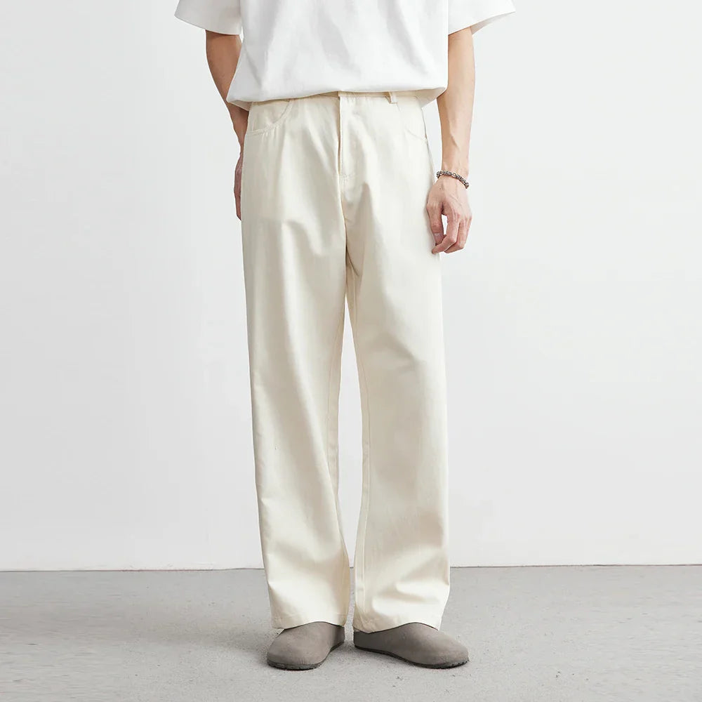 Pantaloni Dritti Clean