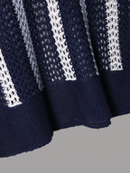 Capri | Polo Knit Traspirante a Righe