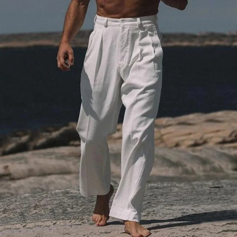 Corsaro - Pantaloni Sartoriali in Lino