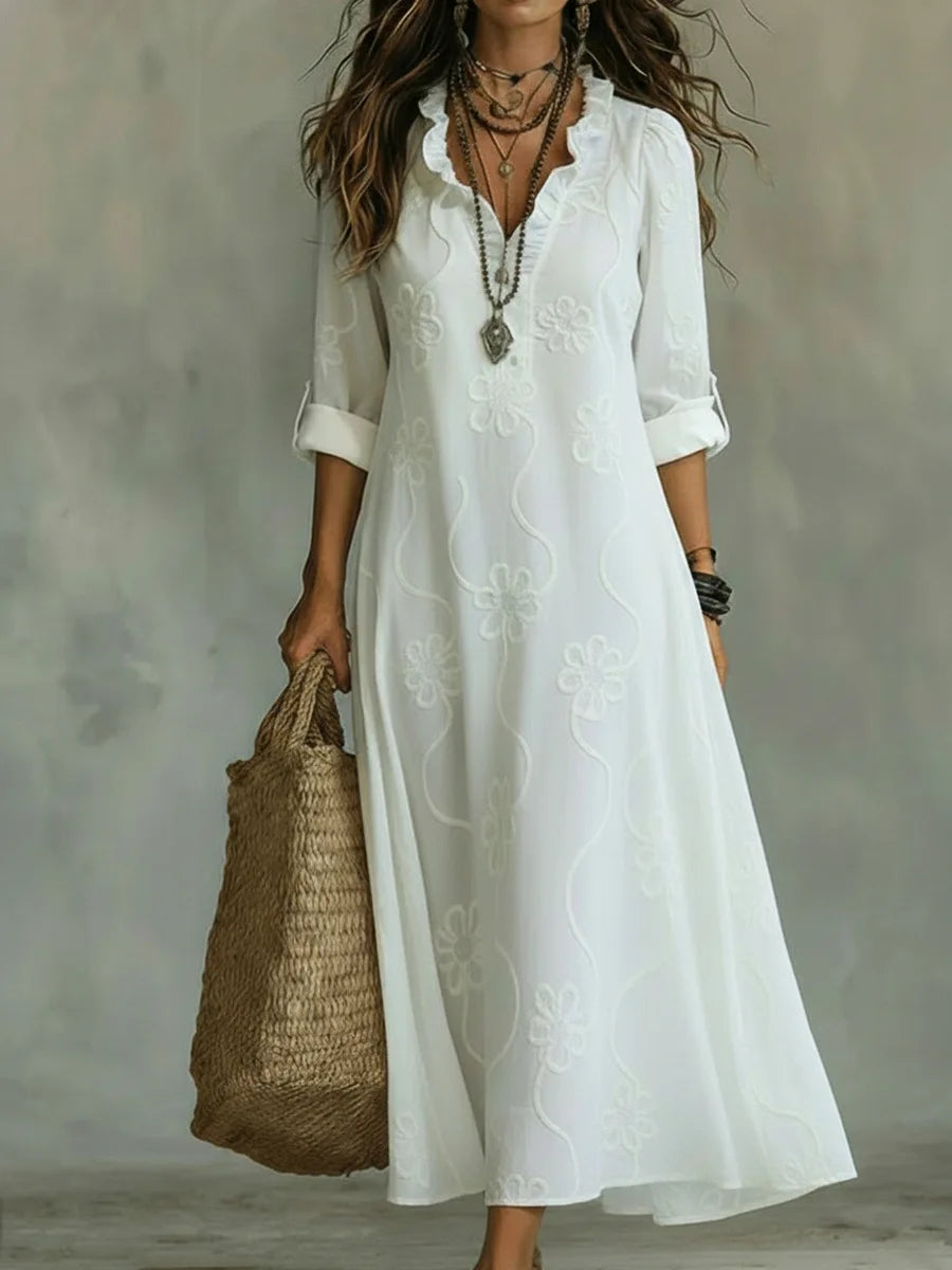 Sienna | Vestito Lungo Estivo a Fiori Stile Boho