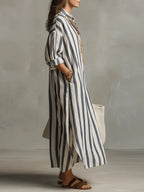 Pepa | Abito Lungo Stile Camicia